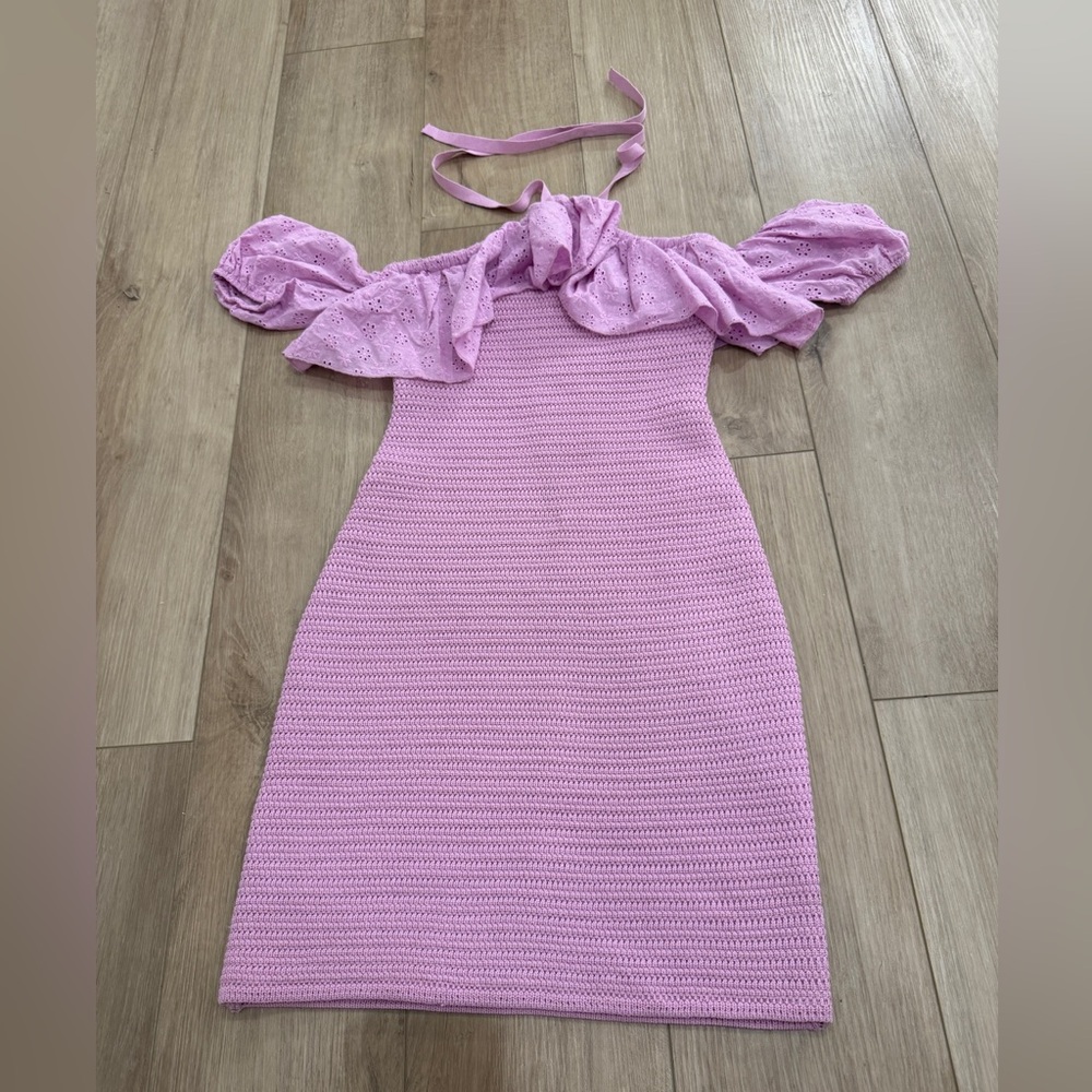 Fate Lavender Knit Dress